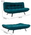 купить Диван Trendy Misa Verde Petrol (3 locuri) в Кишинёве 