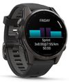 купить Смарт часы Garmin Fenix 8 – 43 mm, Sapphire, Carbon Gray DLC Titanium with Black (010-02903-21) в Кишинёве 