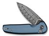 купить Нож походный Civivi C20052F-DS1 Mini Shakan, mâner aluminiu albastru, Button Lock в Кишинёве 