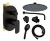 купить Душевая панель Rubineta OLO+ULTRA-2F (N) (BK) в Кишинёве 