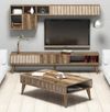 купить Стенка Trendy Milano Орех (комплект мебели для гостиной) (GTR001285) в Кишинёве 
