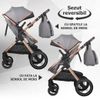 cumpără Сărucior pentru copii Coccolle Melora Moonlit Grey, 3in1 cu landou transformabil în Chișinău 