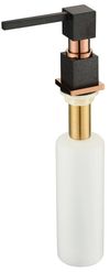 cumpără Dozator săpun Helika-AquaSanita DTQ-601CC Black Metallic/Copper în Chișinău 