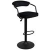 cumpără Scaun de bar Deco SB-31 Catifea Black+Black Leg în Chișinău 