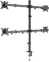 купить Аксессуар для ПК Gembird MA-D4-01 Arm for 4 monitors 13”-32” (rotate, tilt, swivel), black в Кишинёве 
