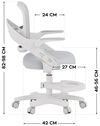 cumpără Fotoliu de birou Mark Adler Junior 4.3 Grey în Chișinău 