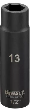 cumpără Set de tubulare, bite, duze DeWalt DT7547 Cap hexagonal impact DT7547 ( Lumgi) 13mm 1/2 în Chișinău 