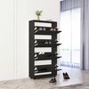 cumpără Raft pentru încălțăminte Mobildor-Lux Leo 90x27x164H cm Anthracite în Chișinău 