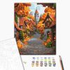 купить Картина по номерам BrushMe BS54183 40x50 (în cutie) Orașul octombrie в Кишинёве 