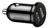 cumpără Încărcător pentru automobil Baseus CCALLP-01 USB Car Charger - Grain Pro, 2xUSB (U + U), 5V/4.8A, Black în Chișinău 