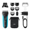 Shaver Braun 3010 BT WD Blue 