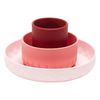 cumpără Seturi pentru hrănire bebelușilor Premaman PRF5O5-CCC-UNQ Set de vesela din silicon Origami Roz, 3 piese în Chișinău 