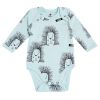 cumpără Haine pentru copii Minikin 242300380 Hedgehog Боди голубой с рисунком 9-12мес (80см) în Chișinău 