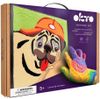 купить Набор для творчества Okto 20029 Pictură pe numere 3D cu plastilină ușoară 29x29сm, Mops в Кишинёве 
