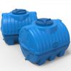 cumpără Duș de vară Uniplast 37250X Rezervor apa 300 L orizontal, oval (albastru) х D. 1" FE 100x75x65 cm (triplu strat) în Chișinău 
