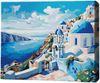 cumpără Tablou pe numere BrushMe RMG0023FC 30x40сm (fără cutie) Santorini în Chișinău 
