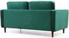 cumpără Canapea Trendy Roma Verde, 90x70x175cm (2 locuri) în Chișinău 