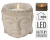 купить Свеча Promstore 55230 Sfesnic de masa LED Buddha 13x13cm, polistone в Кишинёве 