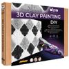 купить Набор для творчества Okto 10048 Tablou 3D cu plastilină aerată Air Clay 30x30сm: Armonie monocromă в Кишинёве 
