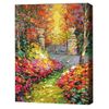 cumpără Tablou pe numere BrushMe RBS9972FC 30x40cm (fără cutie) Grădină de toamnă în Chișinău 