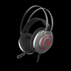 Gaming Headset Bloody J200S, 50mm drivers, 20-20kHz, 16 Ohm, 100db, Backlight, 2m, USB, Grey 