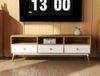 купить Тумба напольная для TV Deco Marani 3 polite 150x40x51H Oak/White в Кишинёве 