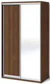 купить Шкаф Fabrik Home Купе 1200 (1 зеркало + 1 ДСП ) орех тёмный в Кишинёве 