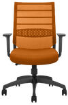 купить Офисный стул с оранжевой сетчатой спинкой и оражевым в Кишинёве 