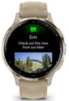 cumpără Ceas inteligent Garmin Venu 3S French Gray/Soft Gold Leather (010-02785-55) în Chișinău 