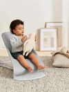 купить Детское кресло-качалка BabyBjorn 006124A Bliss Light Grey, Bumbac в Кишинёве 