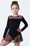 Купальник Elly с юбкой в горошек 