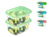 Set containere alimentare EZ Lock 2buc, 1.3l, 21X14X9cm