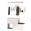cumpără Mobilă pentru antreu Trendy Holdon Alb, 120x78x40cm (GTR001342) în Chișinău 