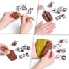 купить Набор для творчества Okto 10022 Plastilină aerată Air Clay Colours, 10buc, ciocolatie, mărimea S в Кишинёве 