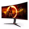 34.0" Monitor Gaming AOC CU34G2XP/BK, VA 3440 x 1440 WQHD, Black 