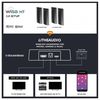 купить Колонки Hi-Fi LitheAudio 3.0 Wireless Surround Sound Cinema Kit With WiSA SoundSend (B-IO1-W-30SS-B) в Кишинёве 