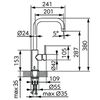 cumpără Bateria bucătărie Ferro Distanza BDZ43 (chiuveta plus cu sensor) crom în Chișinău 