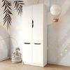 купить Шкаф детский MebelStar LILU 4D 80x40x210 White (MBS-1319) в Кишинёве 