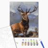 купить Картина по номерам BrushMe RBS51433FC 30x40cm (fără cutie) Cerb nobil в Кишинёве 