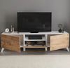 cumpără Comodă TV Bofigo Decorativa, cadru metalic, 160 cm, Alb/Stejar (11-16-01) în Chișinău 