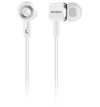 Earphones SVEN E-110, White,  3pin 3.5mm mini-jack, cable 1.2m 