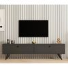 cumpără Comodă TV Trendy Suport TV, Paris, Antracit, 160x40x25cm în Chișinău 