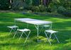 cumpără Mobilier pentru camping Jumi OM-258891 Masa de camping pliabila + 4 taburete, Alb în Chișinău 