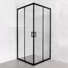 cumpără Cabină de duș Seranit Vision Killa 900x900x1850 6 мм Easy clean черный în Chișinău 