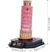 cumpără Puzzle Cubik Fun L535h 3D Puzzle Turnul din Pisa cu iluminare LED, 42 elemente în Chișinău 