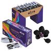 купить Набор для творчества Okto 10020 Plastilină aerată Air Clay Colours, 10buc, neagră, mărimea S в Кишинёве 