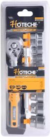 cumpără Set de unelte de mână Hoteche 201801 Набор торцевых головок 10шт + трещетка 3/8" în Chișinău 