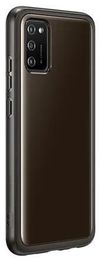 купить Чехол для смартфона Samsung EF-QA025 Soft Clear Cover Black в Кишинёве 