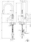 купить Смеситель кухонный Gessi 60970-031 Chrome в Кишинёве 