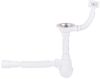 cumpără Sifon pentru chiuvetă bucătărie Metline B03-MF045 Sifon chiuveta D.3.1/2"x40 cu preaplin si furtun gofrat 40/50 în Chișinău 